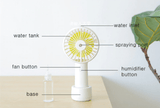 2-in-1 Humidifier & Handheld Fan - THE GOOD TINGZ