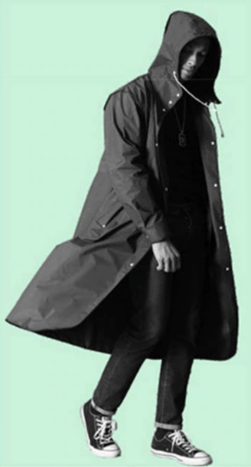 EVA Unisex Hooded Raincoat - THE GOOD TINGZ