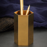 Vintage Brass Pen Holder