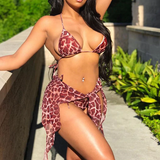 Tie-Dye Mesh Bikini Set