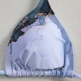 Tie-Dye Mesh Bikini Set