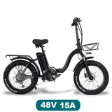 750W Folding Electric Snow Bike with Fat 20" Wheels - THE GOOD TINGZ