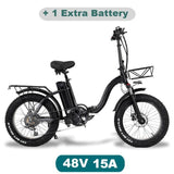 750W Folding Electric Snow Bike with Fat 20" Wheels - THE GOOD TINGZ