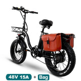 750W Folding Electric Snow Bike with Fat 20" Wheels - THE GOOD TINGZ
