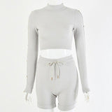Long Sleeve Turtleneck Loungewear Set - THE GOOD TINGZ