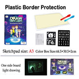 A4/A3 Luminous Magic Drawing Tablet - THE GOOD TINGZ